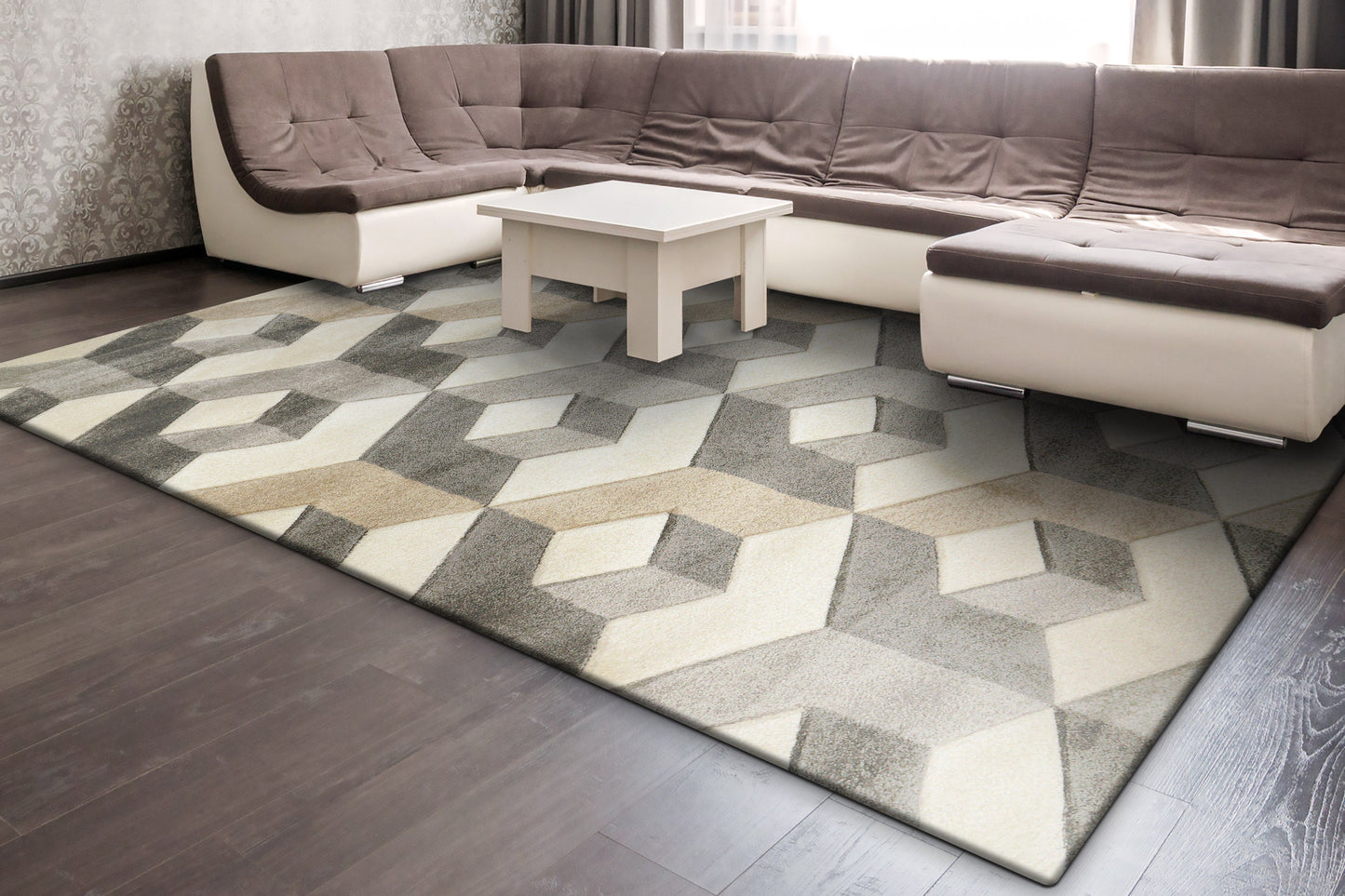 Stella Ivory/Grey Rug